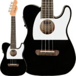 Fender Acoustics（フェンダー・アコースティックス） アコースティックギター Fullerton Tele Uke (Black) 【特価】